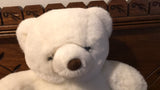 Vintage White Teddy Bear 11 Inch