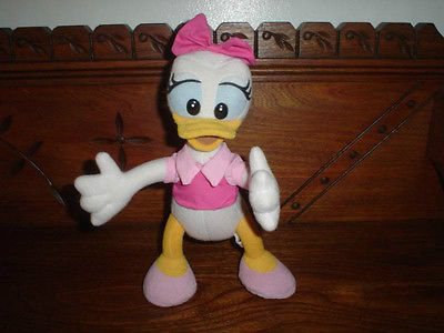 Walt Disney Vintage Donald Daisy Duck Bendable Dolls