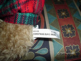 Ganz Christmas Euro Bear 1994 HX2010B Cloth Body Jumbo 19 In.