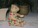 Antique Thuringia Germany 1920s Blonde Mohair Bear 12 Inch
