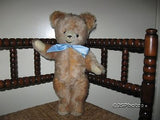 Antique German Mohair Bear Center Seam Working Growler 1950s