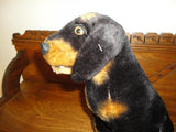 Standing DOBERMAN Dog Ganz Toronto Canada 13 inch Stuffed Plush RARE