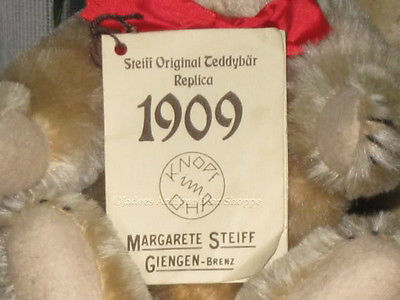 Steiff original teddy 2025 bear replica 1909