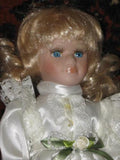 Vintage Pretty Little Blonde Brittney Porcelain Doll Europe 22 CM