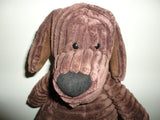 Jellycat London Uk PUPPY HOUND DOG Corduroy Stuffed Toy 15 inch