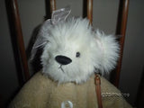 Ganz KARA Bear Cottage Collectibles Artist Sue Coe 15 inch Retired 1999 New