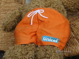 Unicef France Brown Bear with Hat & Orange Pants Exclusive