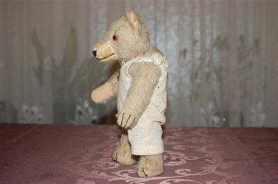 Antique Old August Müller Germany Teddy Bear 20s 30s White