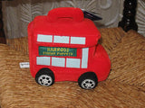 Harrods 3 BEAR FINGER PUPPETS & London Bus w Story Book ALL TAGS