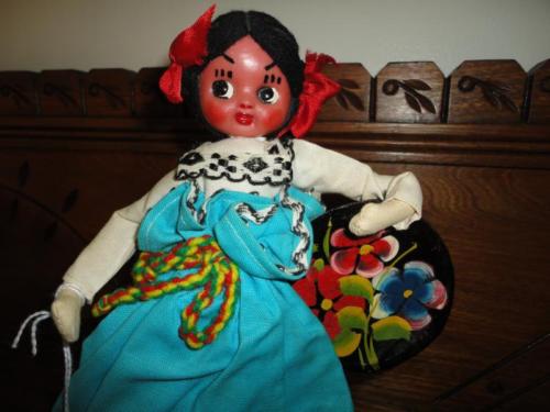 Vintage mexican doll on sale