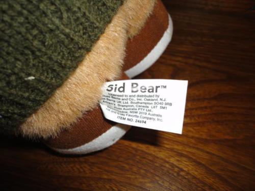 Russ Berrie SID Talking Golfer Golfing Bear | Jadees Antique Bear