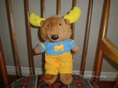 Get Along Gang Montgomery Moose Stuffed Doll 1984 Tomy Jadees