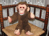 Old Antique 1960s German Hermann Dralon Monkey 49 CM 19 inch