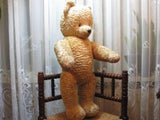 Old Antique 1940s Blonde Arthur Van Gelden Bear Jumbo Size 70 CM 27.5 Inch