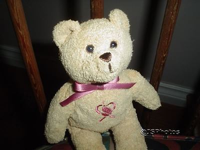 Avon Canada Breast Cancer Pink Ribbon Bear Rare HTF