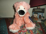 Ganz Heritage Pets Collection Valentines Day CALLA Bear Rose Pink Plush Retired