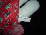 Ganz Christmas Bear Hugsy G1171  Xmas Dress & Bow 1995