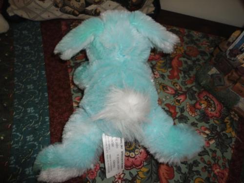 Turquoise Blue BUNNY RABBIT Super Soft Plush Toy inches