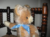 Antique German Mohair Bear Center Seam Working Growler 1950s