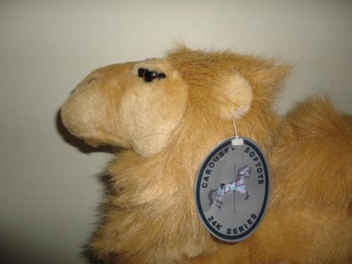 JUMBO CAMEL Plush 1986 Carousel Softoys 24K Series Montreal 17