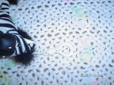 Zebra Glow In The Dark Collectible Hang Toy