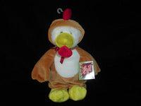 Ganz Wee Bear Village Large Doodle Rooster Bear Plush 11.5 inch New with Tags