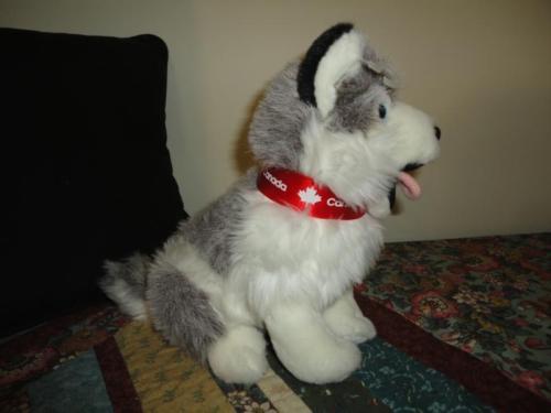 Husky stuffed toy clearance