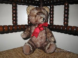 Antique Fechter Old Bear Authentic Austria 12.2 Inch Mohair Closed Mouth 1960s