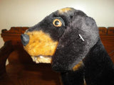Standing DOBERMAN Dog Ganz Toronto Canada 13 inch Stuffed Plush RARE