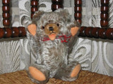 Old Hermann Germany Antique Zotty Bear Mohair Squeaker