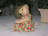 Antique Thuringia Germany 1920s Blonde Mohair Bear 12 Inch
