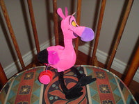 Walt Disney Fantasia Carnival of the Animals Flamingo Exclusive Pink Plush