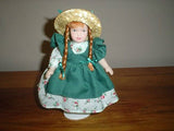 Anne of Green Gables Porcelain Bisque Poseable Doll 7 Inch with Box