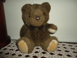 Ganz Heritage Vintage 1985 Brown Bear Velvet Bowtie 8 inch