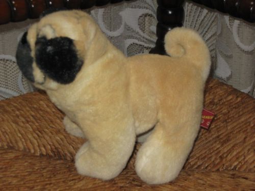 Pug Dog Gamble Pleasure Holland Soft Plush Animal Jadees Antique
