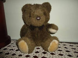 Ganz Heritage Vintage 1985 Brown Bear Velvet Bowtie 8 inch