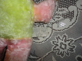 Antique Ganz Bros Teddy Pink Yellow Plush 16 inch