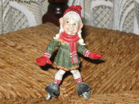 Original Gardsnisser Gnome Norway Skater Girl Skating New Rare