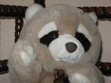 L Dake & Son Amsterdam Holland Super Soft Raccoon Plush