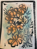 Original Signed Art Pastel Cinquefoil Rose BC Canada Artist Anna Hawthorne