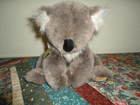 Gund Vintage 1986 KOALA BEAR Velvet Paws and Nose Super Soft