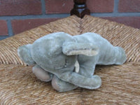 Steiff Floppy Ele Mohair Elephant 5537/17 NO ID