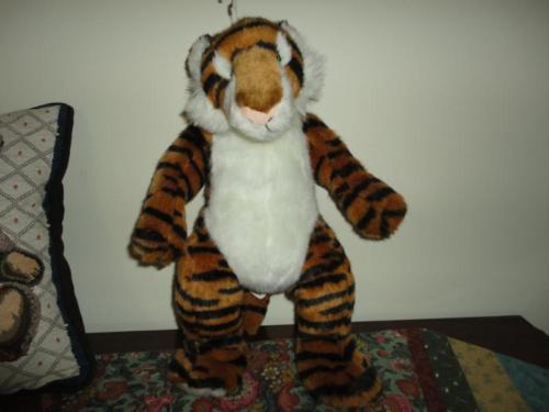 Nanco Animaland Denmark STANDING TIGER Stuffed Plush 16 inch