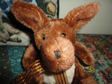 Baby KANGAROO Squishy Velvety Soft Brown Plush Toy 6 inch