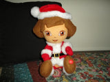 Nickelodeon Nick Jr DORA SANTA Christmas Talking Doll Battery Operated