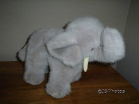 Gund Nosey Elephant Plush 9 inch Velvet Tusks Vintage 1986