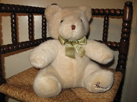 Harrods UK Cream Plush Bear