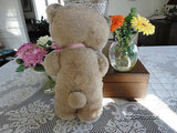 Antique Old German Teddy Bear 13in Jointed Head Arms 1950s Very RARE