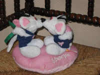 Lovely Sensi Boy & Girl Valentine Mice on Pillow Plush