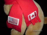 Gund Lucky Barky Labrador Dog Usa Canada Flags World Duty Free Exclusive 2000